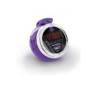 Metronic Pop - Radio-réveil - violet