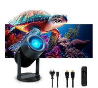 METRONIC Vidéoprojecteur Portable Android - WiFi - Bluetooth - Jusqu’à 5m - 1080p - Full HD - Haut-Parleur Intégrés - Noir