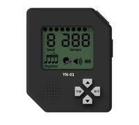 Métronome de chargement avec clair du rythme vocal, texture en plastique pour accessoires de guitare et chronomètre de en forme, métronome rechargeable