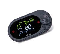 Métronome de sport électronique avec clip arrière, accordeur chromatique, texture ABS, pour amateurs de musique, rechargeable numérique avec minuteur