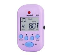 Metronome électronique - 5,5 x 3,5 x 1,5 cm ABS | Mini métronome numérique avec clip pour piano, guitare, violon | Horloge avec écran LCD pour course et exercices musicaux | Mètre nomo portable