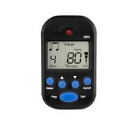 Métronome Électronique Compact à Clip pour Guitare et Violon, Écran LCD | Boîtier ABS Noir, Affichage du Tempo, Trou pour Cordon, Pile Bouton, Pratique en Répétition Studio ou Cours Musical