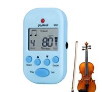Métronome électronique portable, métronome numérique, Métronomes LCD de haute précision de piano,Accordeur de mécanique avec 10 sons de battement pour autres instruments, batterie