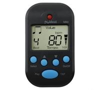 Métronome LCD portable pour instruments à cordes avec plage de 30 à 280 BPM Contrôle numérique du tempo pour guitare pour violon basse pratique (Noir)