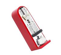 Métronome mécanique d ' entraînement de synchronisation, Red | Minuterie musicale, guide de rythme portable sans batterie, utilisation quotidienne prête pour les leçons