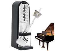 Métronome mécanique de piano de forme classique, instrument de musique professionnel, aide à l'instrument de musique 5,2 x 3,5 x 11 cm, pour homme et femme, pour pratiquer l'exécution, la précision