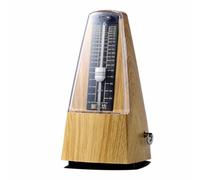 Métronome Mécanique Haute Précision, Bois Clair | Sans pile, Métronome Pyramidal, pr Pratique Quotidienne, Guitaristes, Élèves