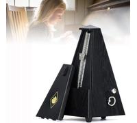 Métronome Mécanique, Minuterie De Musique Antique, Métronome Universel De Style Pyramide, Rythme Et Tempo De Piste De Haute Précision, pour Piano, Guitare, Ukulélé, Violon Et C, Black