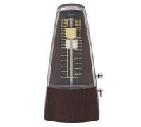 Métronome mécanique Professionnel en bois finition de grain haute précision Tempo gamme 40 208 BPM Sélection de battement 0 2 3 4 6 Convient pour la guitare de piano Basse Basse