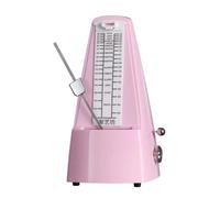 Métronome Mécanique Robuste, Rose Amélioré Avec Cadeau | Couvercle Transparent, Métronome avec Pince à Partition, Standard, Instrument, pour Cours Musique, istes