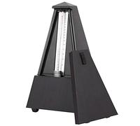 Metronome Mécanique Tour, Bois Clair ou Bois Rouge, 40-208 BPM - Rythme Précis, Mécanisme à Remontage Sans Pile, pour Piano, Guitare et Débutants (grain d'acajou)