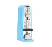 Métronome mécanique universel en métal pour piano, guitare, ukulélé, violon, saxophone, batterie, instrument, 11 x 5,2 x 3,5 cm, bleu