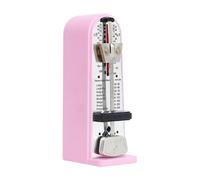 Metronome Mécanique Universel pour Guitare Ukulélé Instrument de Musique Rose 11x5.2x3.5cm