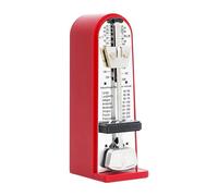 Métronome mécanique universel pour guitare, ukulélé, instrument de musique, rouge, 11 x 5,2 x 3,5 cm