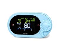 Métronome multi-usage efficace pour la pratique de la musique, métronome vibrant silencieux avec clip arrière, petit formateur, texture ABS, métronome rechargeable avec LED