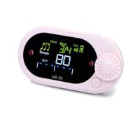 Métronome multi-usage efficace pour la pratique de la musique, métronome vibrant silencieux avec clip arrière, petit formateur, texture ABS, métronome rechargeable avec LED