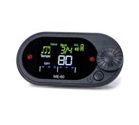 Métronome multi-usage efficace pour la pratique de la musique, métronome vibrant silencieux avec clip arrière, petit formateur, texture ABS, métronome rechargeable avec LED
