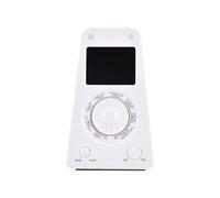 Métronome numérique CheoTime, tuner de métronome multifonctionnel rechargeable Rythme réglable pour le haut-parleur pour le piano de guitare Tambour de violon tous les instruments (blanc)