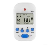 Métronome Numérique Clip 30-280 BPM Écran LCD(White)