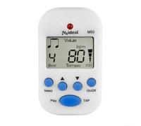 Métronome Numérique Clip LCD pour mini pour Guitare Métronome(White)