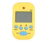 Métronome numérique pour mini appareil Tempo à clipser, écran LCD, 30-280 BPM, fonction tapotement, prise casque pour guitare, violon, piano (jaune)
