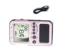 Métronome numérique rechargeable - Outil d'entraînement musical vibrant silencieux - Texture ABS - Convient pour piano - Multifonctionnel - Pour ukulélé et violon