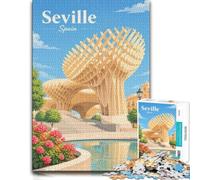 Metropol Parasol Seville Puzzle pour Adultes 1000pcs (38x26cm) Loisir | Pour un Noël sans écran : ce puzzle pour adultes avec 1000 pièces convient aux longues soirées de décembre.