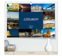 Metropole Lissabon (hochwertiger Premium Wandkalender 2026 DIN A2 quer), Kunstdruck in Hochglanz: Der Fotograf Dirk Meutzner nimmt Sie mit auf eine Reise durch die Metropole Lissabon