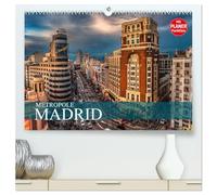 Metropole Madrid (hochwertiger Premium Wandkalender 2026 DIN A2 quer), Kunstdruck in Hochglanz: Entdecke die Hauptstadt Spaniens