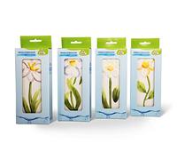 Metrox 1414 Humidificateur en céramique 316 "Fleurs" (avec crochet, contenance : 220 ml, dimensions : 20,5 x 8 x 3,5 cm)