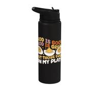 Mets ces œufs dans mon assiette : œuf farfelu d'automne et d'automne Stainless Steel Insulated Water Bottle