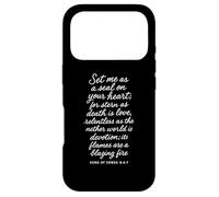 Mets-Moi comme Un Sceau sur Ton cœur. Chant des cantiques 8 6 7 Bible God Coque pour iPhone 17 Pro