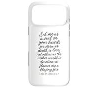 Mets-Moi comme Un Sceau sur Ton cœur. Chant des cantiques 8 6 7 Bible God Coque pour iPhone 17 Pro Max