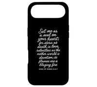 Mets-Moi comme Un Sceau sur Ton cœur. Chant des cantiques 8 6 7 Bible God Coque pour iPhone Air