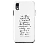 Mets-Moi comme Un Sceau sur Ton cœur. Chant des cantiques 8 6 7 Bible God Coque pour iPhone XR