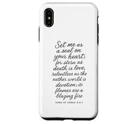 Mets-Moi comme Un Sceau sur Ton cœur. Chant des cantiques 8 6 7 Bible God Coque pour iPhone XS Max