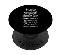 Mets-Moi comme Un Sceau sur Ton cœur. Chant des cantiques 8 6 7 Bible God PopSockets PopGrip Adhésif