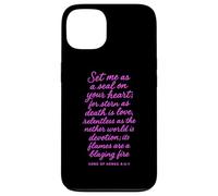Mets-Moi comme Un Sceau sur Ton cœur, Chant des cantiques 8:6 Bible God Coque pour iPhone 13