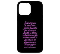 Mets-Moi comme Un Sceau sur Ton cœur, Chant des cantiques 8:6 Bible God Coque pour iPhone 13 Pro Max