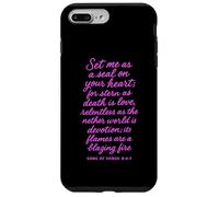 Mets-Moi comme Un Sceau sur Ton cœur, Chant des cantiques 8:6 Bible God Coque pour iPhone 7 Plus/8 Plus