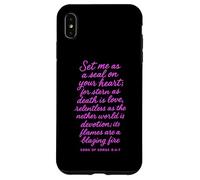 Mets-Moi comme Un Sceau sur Ton cœur, Chant des cantiques 8:6 Bible God Coque pour iPhone XS Max