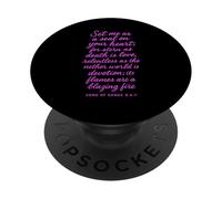 Mets-Moi comme Un Sceau sur Ton cœur, Chant des cantiques 8:6 Bible God PopSockets PopGrip Adhésif