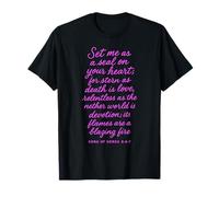 Mets-Moi comme Un Sceau sur Ton cœur, Chant des cantiques 8:6 Bible God T-Shirt