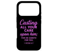 Mettant Tous Vos Soins sur Lui Car il Prend Soin de Vous 1 Peter Coque pour iPhone 17 Pro