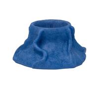 Mette Ditmer Bougeoir en lave Art Piece Ø 12.5 cm Cobalt
