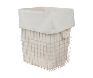 Mette Ditmer Panier de rangement Store-it avec sac en coton. large Sable