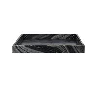Mette Ditmer Plateau de décoration Marble large 30x40 cm Black-grey