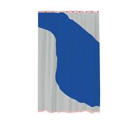 Mette Ditmer Rideau de douche Nova Arte 150x200 cm Gris clair-cobalt