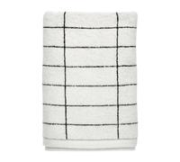 Mette Ditmer Serviette d'invité Tile Stone 38x60 cm. lot de 2 Black-Off-white