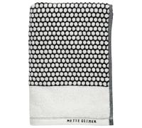 Mette Ditmer Serviette Grid 50x100 cm Noir-off white